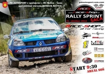 POZVÁNKA - Rally Sprint Šaca - 21.10.2012