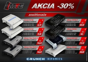 Akcia na kvalitné zosilňovače