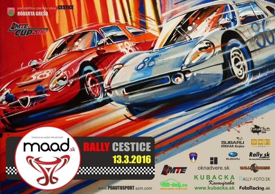 Pozvánka: Rally Sprint Cestice 13.3.2016