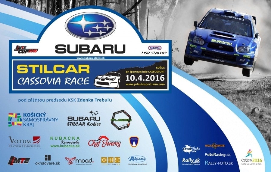 Pozvánka: Subaru STILCAR Cassovia Race 10.4.2016