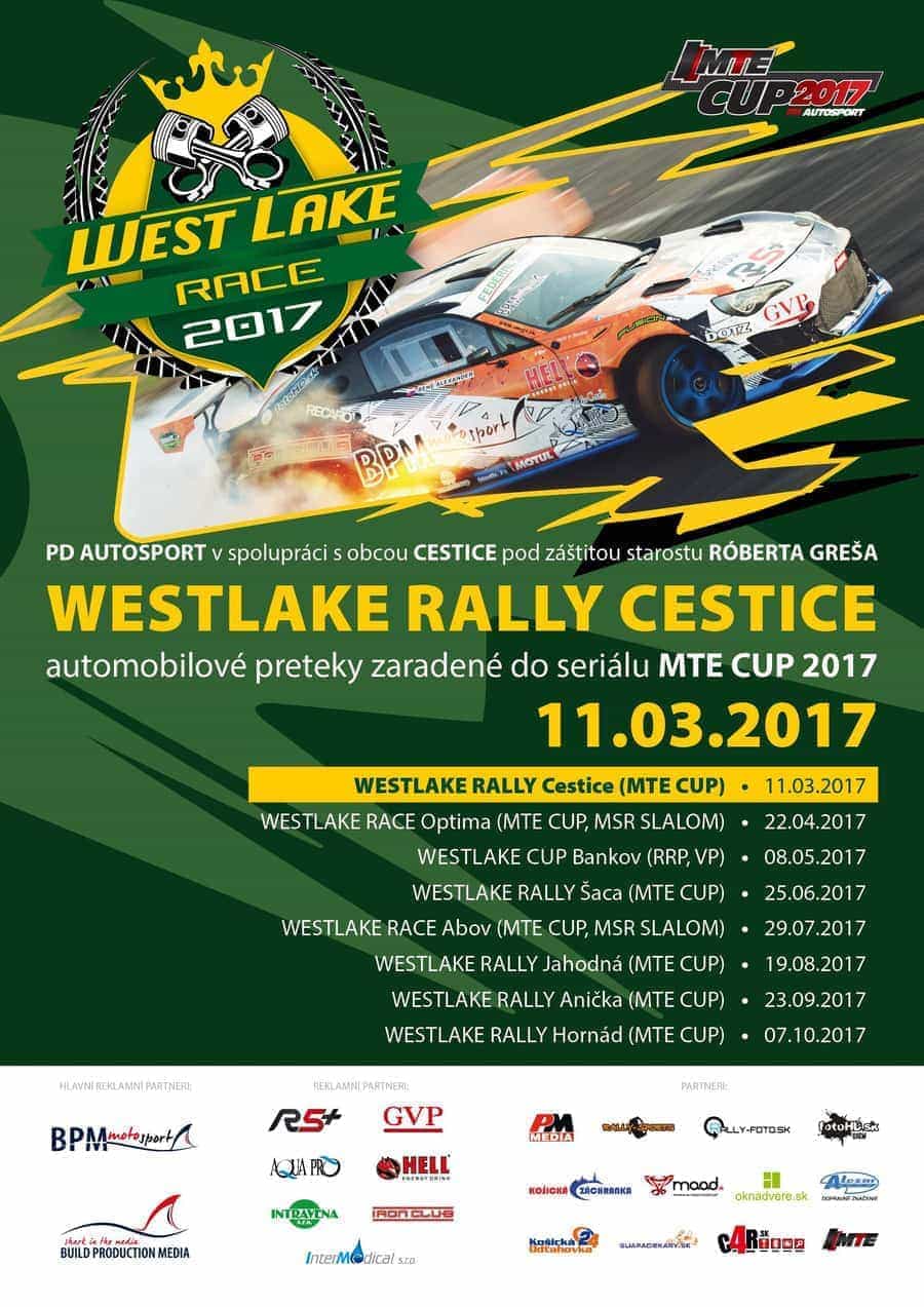 Rally Cestice - plagát