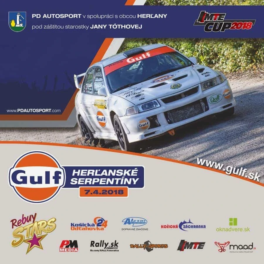 Plagát: Gulf Herlianske serpentíny 7.4.2018
