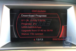 Audi A6 allroad 2008 MMI 2G - jazyk
