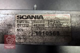 Oprava riadiacej jednotky Autobus Scania K420EB - štítok