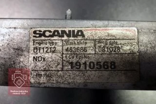 Oprava riadiacej jednotky Autobus Scania K420EB - štítok