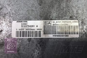 Oprava riadiacej jednotky prevodovky SIM821 S122754251A - štítok