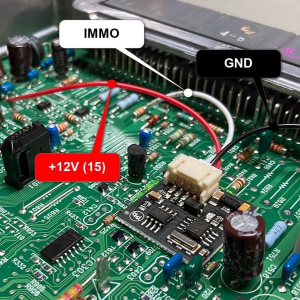 Pinout - Emulátor imobilizéru Suzuki OLD K-line - Grand Vitara - Denso ECU