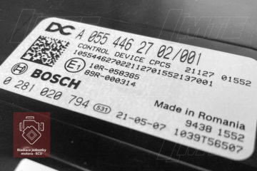 MB CPC5 A0554462702 Bosch 0281020794 - štítok