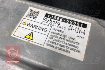 ECU Kubota Denso 275700-4890 DIECI Icarus - štítok