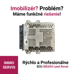 Siemens VDO SID204 Land Rover – analýza dát imobilizéra a nastavenie emulátora