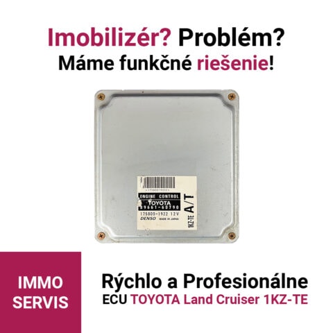 Denso ECU Toyota Land Cruiser 1KZ-TE – kompletné riešenie pre riadiacu jednotku