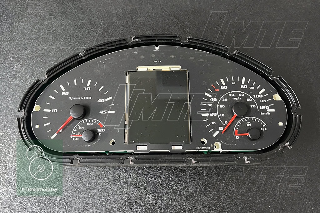 Združené prístroje Continental A2C53411221 — pohľad zhora