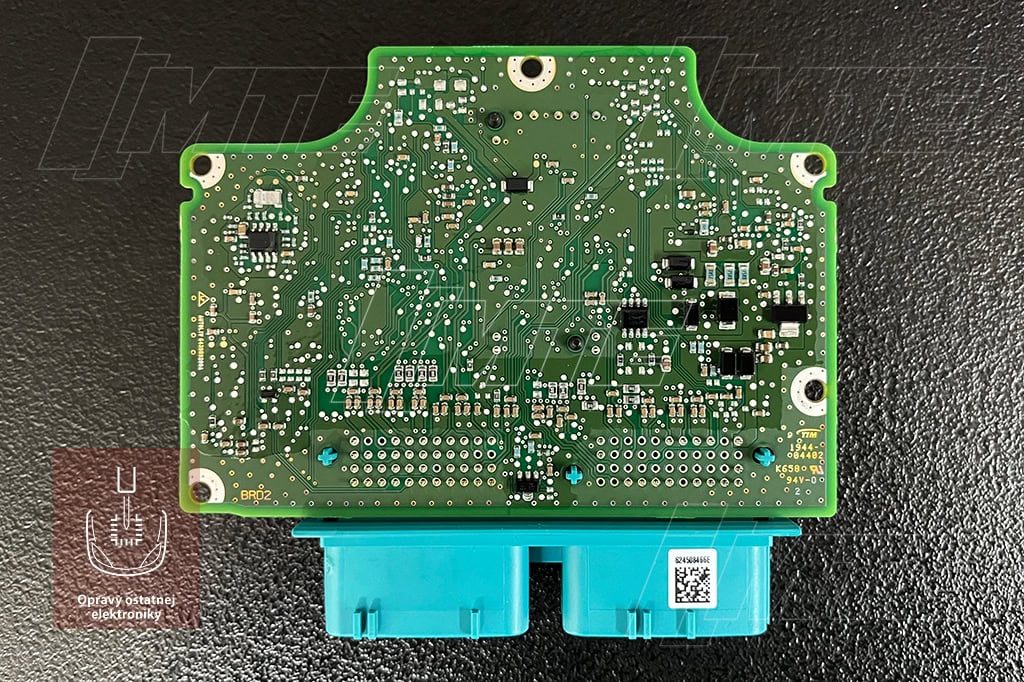 Spodná strana základnej dosky ACU 95910-F1080 — programovacie body