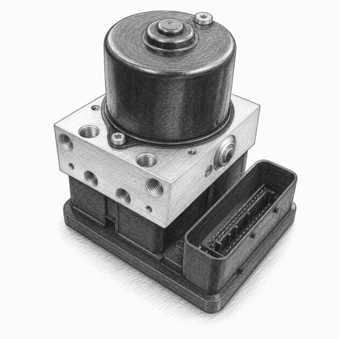 ABS / ESP riadiaca jednotka ATE MK60 · 1C0907379E – oprava