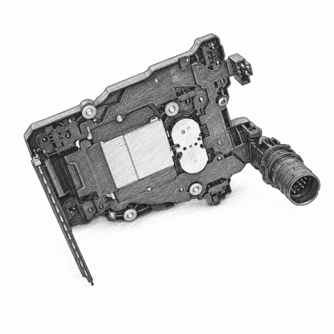 DSG 7 DQ381 · riadiaca jednotka prevodovky Bosch (0GC) – oprava