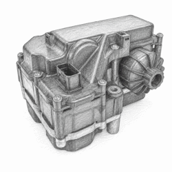 Caterpillar DEF čerpadlo AdBlue 20R-9603 / 591-2386 (Bosch) – oprava – Obrázok 2